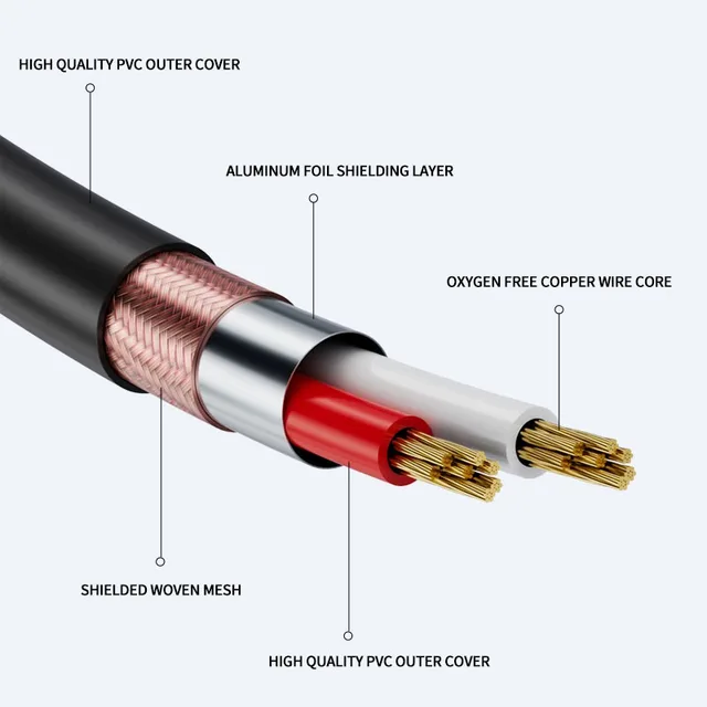 4/10/20pcs 3-Pin XLR Male to Female Adapter Connector for Microphone Audio Amplifier Plug Converter 2