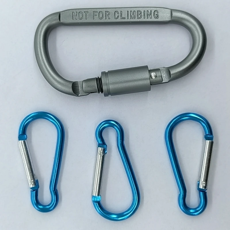 Tactical D Keychain Carabiner Hook Buckle Clip