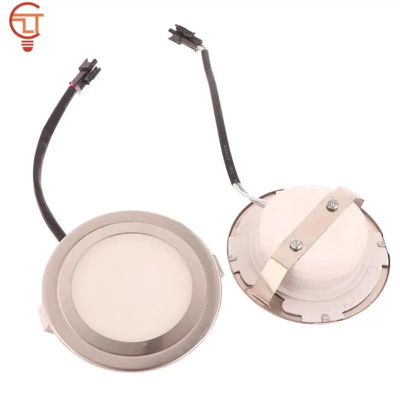 주방 조리기구 LED 전구, 캐비닛 옷장 찬장 조명, 에너지 절약 용품, 70mm 범위 후드 조명, 12V DC 1.5W, 2 개