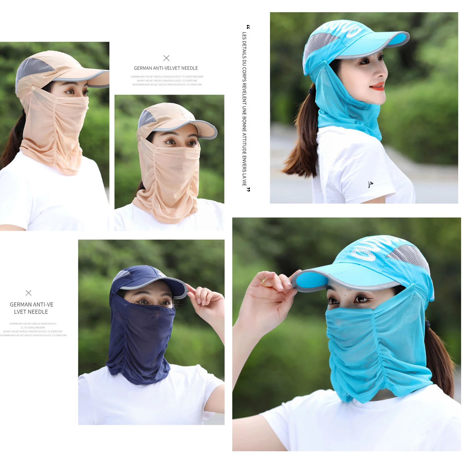 UV Protection Breathable Sun Hat Fishing Hats For Biking UV-resistant  Purple Foldable Outdoor Cycling Sunhat for Men Women - AliExpress