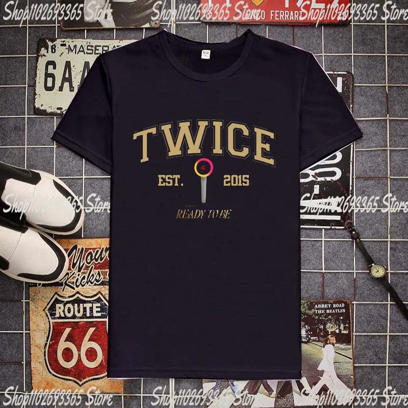 Kpop Twice Lovely T-shirt Short Sleeve Ready To Be Album