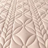 100% Waterproof Fitted Sheet Solid Color Cotton Quilted Embossed Mattress Protector Style Cover for Mattress Soft Pad for Bed 3