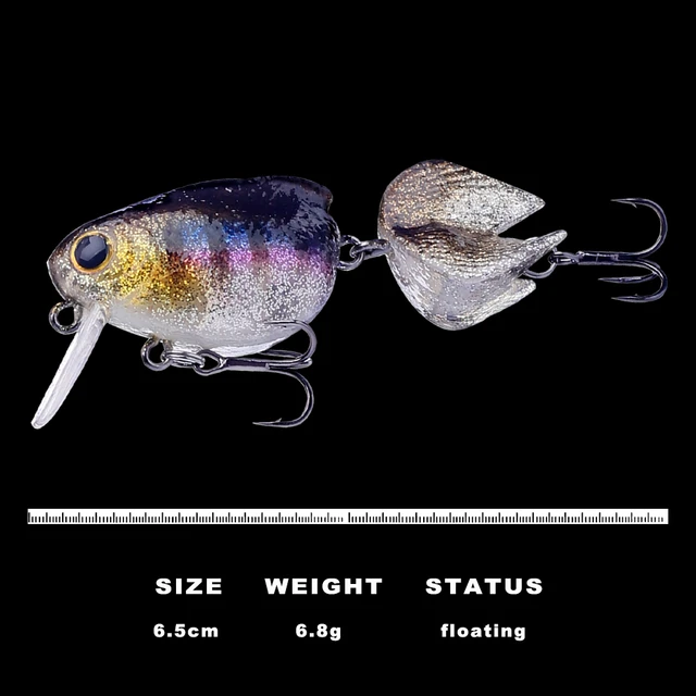 58mm/7.5g Goldfish Floating Fishing Lure Freshwater Bass Wobblers