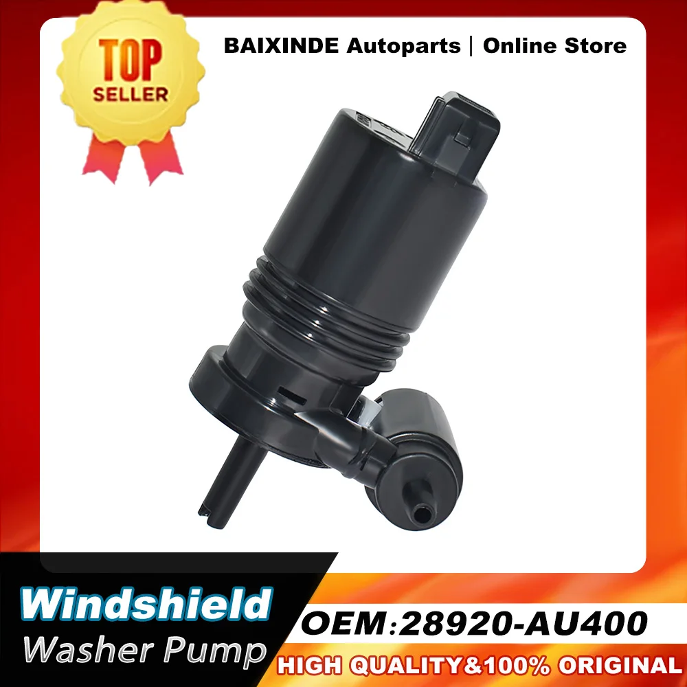 

OEM 28920-AU400 28920AU400 ветрозащитный насос для омывателя для Nissan, новые оригинальные автомобильные аксессуары