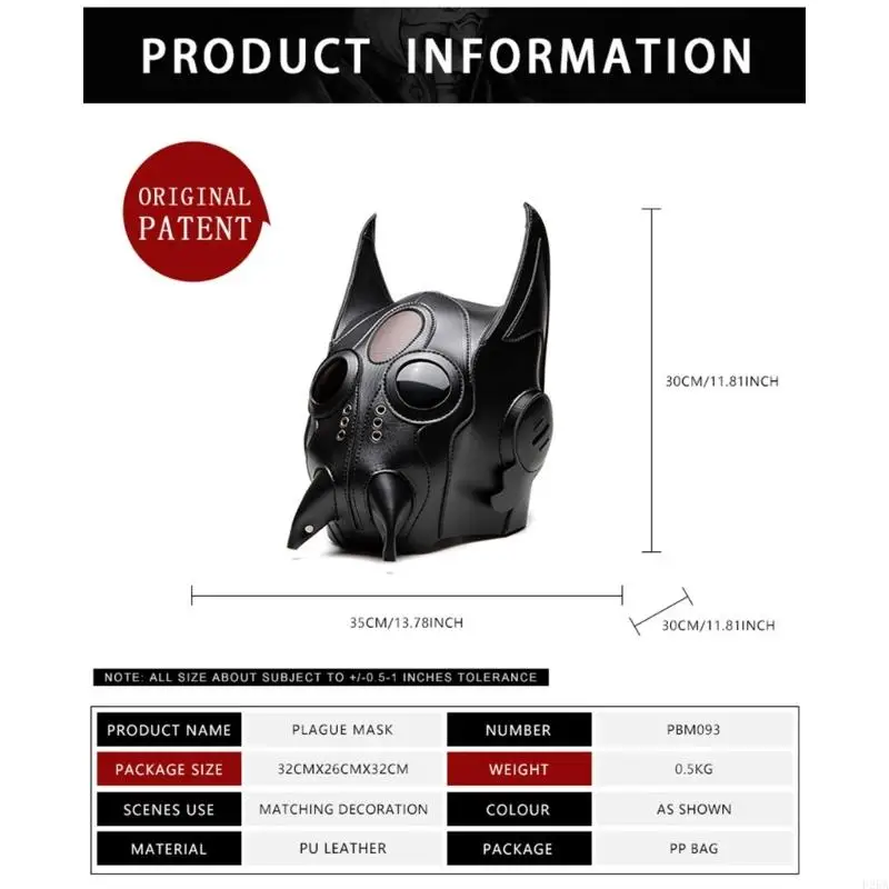 코스프레 이벤트 오토바이 보호 통기성을 위한 F26A 복고풍 의사 마스크
