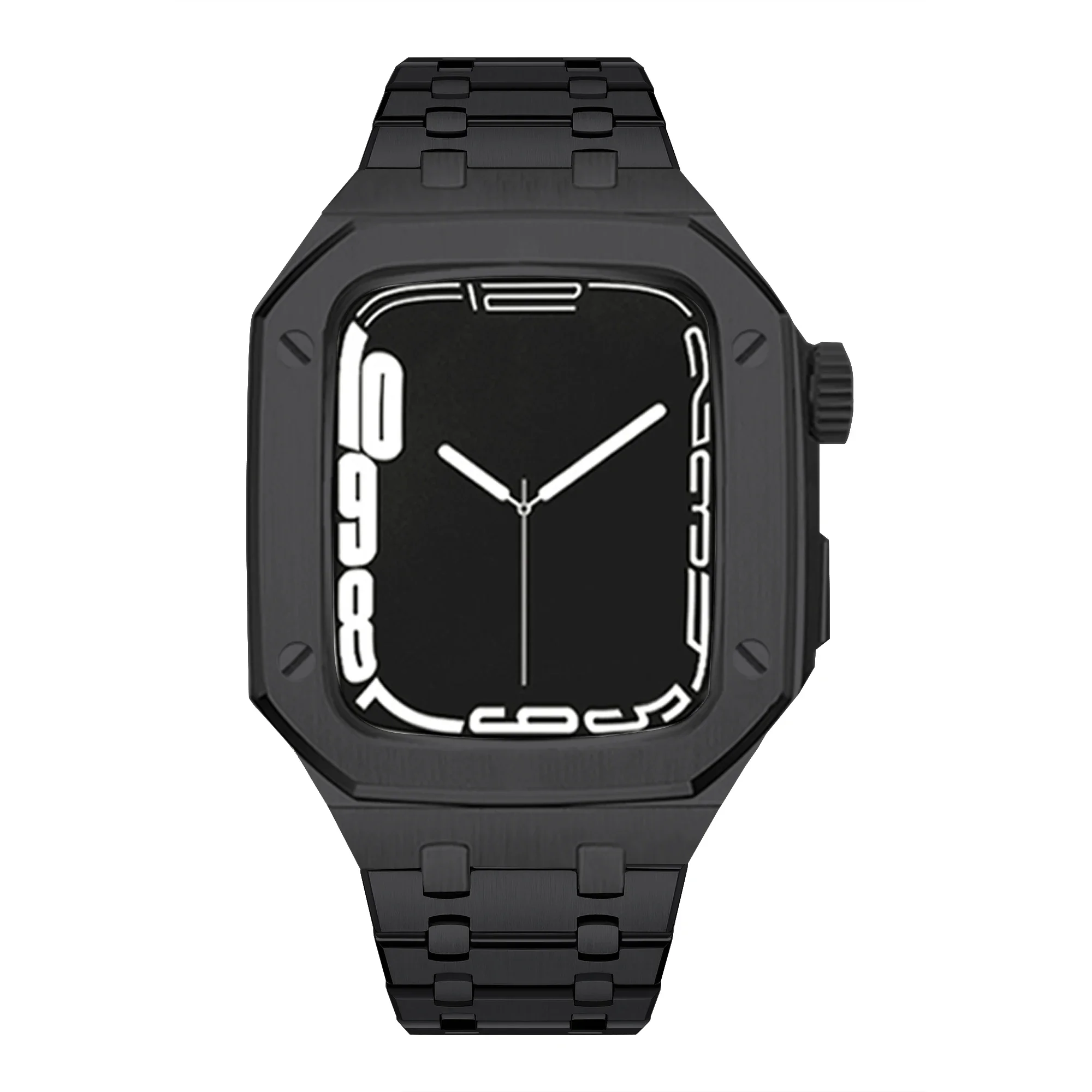 Luxury Stainless Steel Mod Kit with Metal Case and Band Set