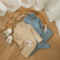 2PCS Ribbed Soft Cotton Newborn Clothes Set