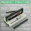 MS4005 Sealing Machine 220V/110V Vacuum Food Sealers Vacuum Sealing Machine Household Fresh Food Packaging Sealing Machine 5