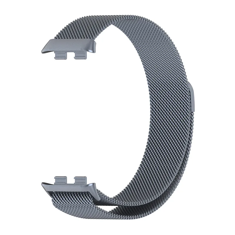 Premium Metal Strap with TPU Case & Screen Protector - Soft Milanese Magnetic Loop Replacement Band