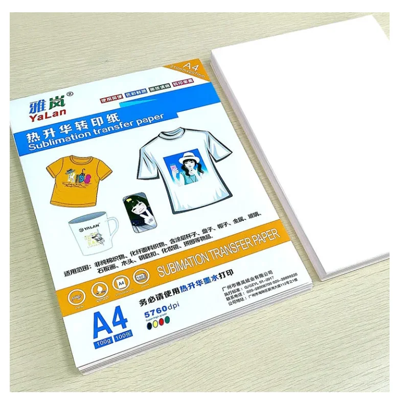 A4 Paper for T-shirt Printing Papers on Clothes Printable Textile Vinyl  Inkjet A4 Transfer Paper for Textile Iron Sublimation - AliExpress