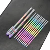 10 Refills + 2 Pen Sets 6 Colors Rainbow Gel Pen School Office Supplies Graffiti Mark Stationery Children Learning Stationery 2