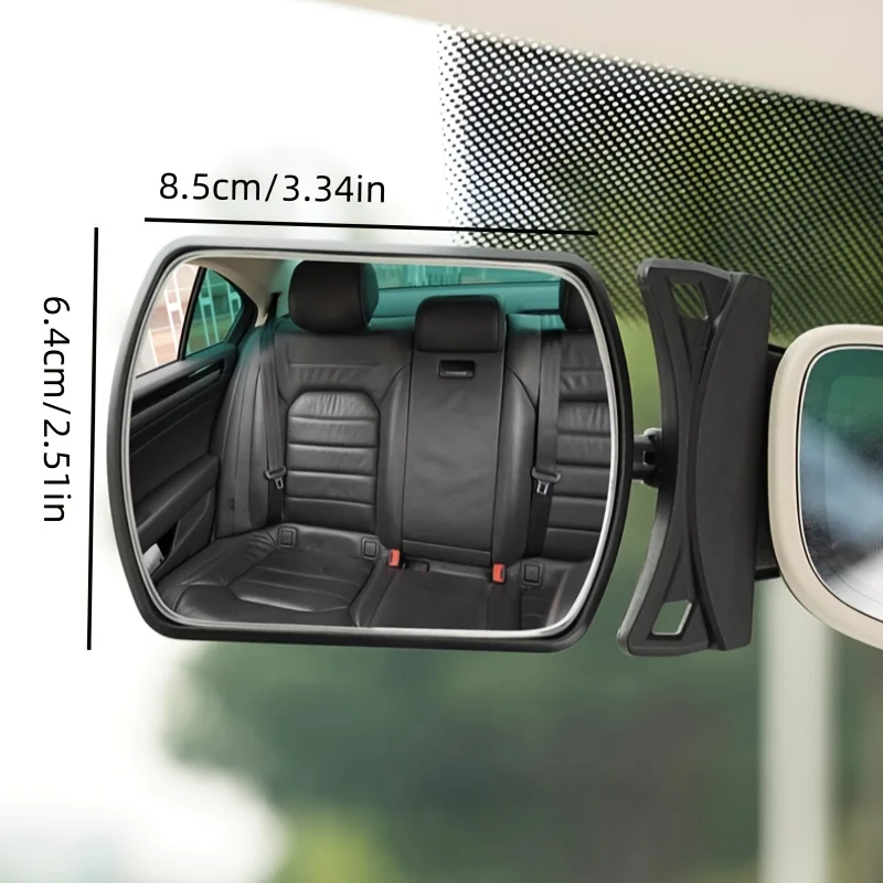 Auto Observing Back Seat Auxiliary Mirror Rotating Baby Car Rearview Baby Monitor Car Safety View Back Seat Mirror Car Interior