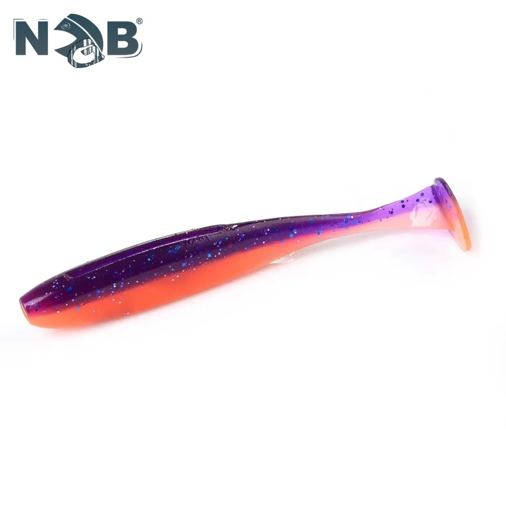 NGB 7,5/10 cm Silikon Köder Wurm T Schwanz Weiche Angeln Köder 8-20 stücke Jigging Shad Künstliche angeln Köder Bass Wobbler