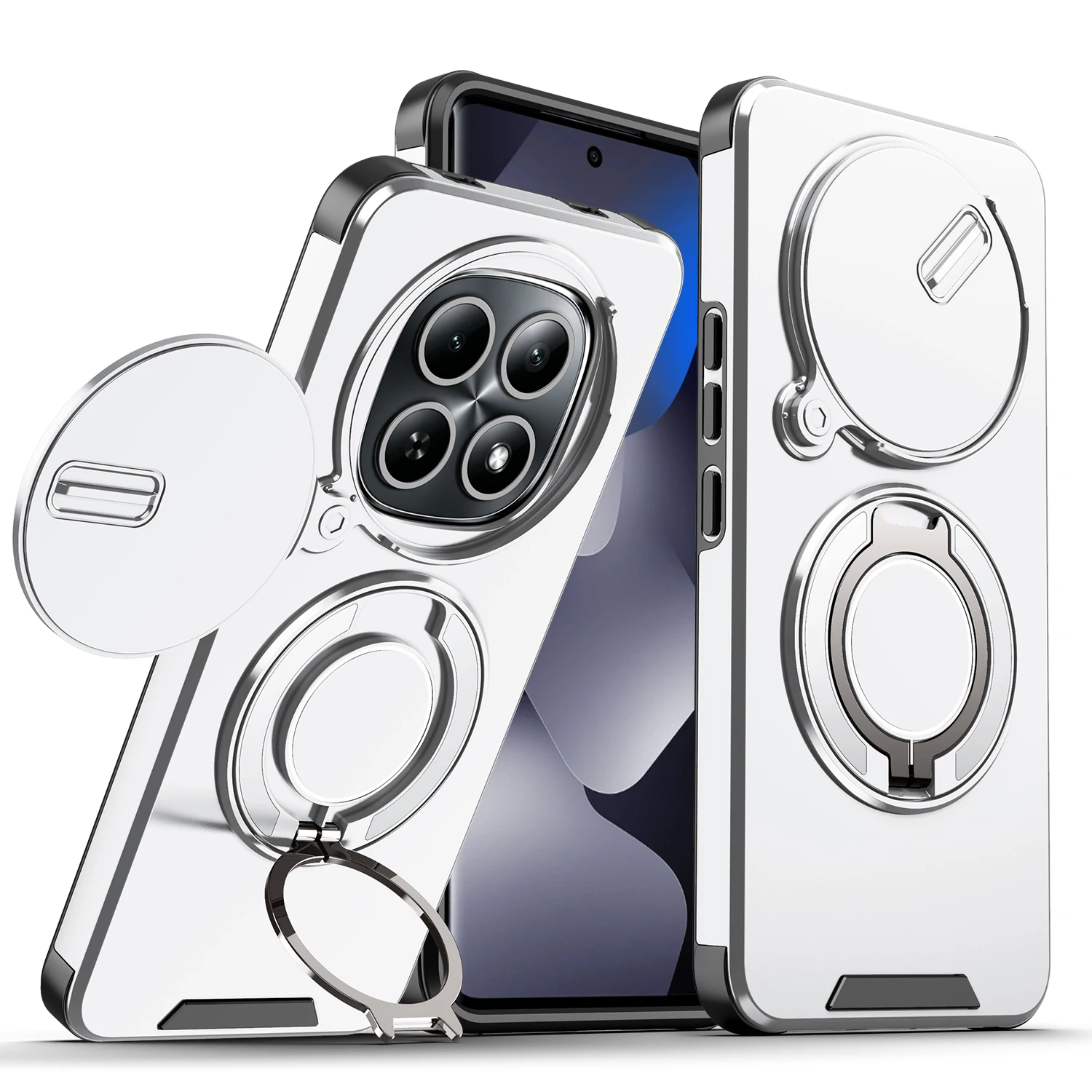 New Armor Case with Slide Lens Protection and Magnetic Ring Holder