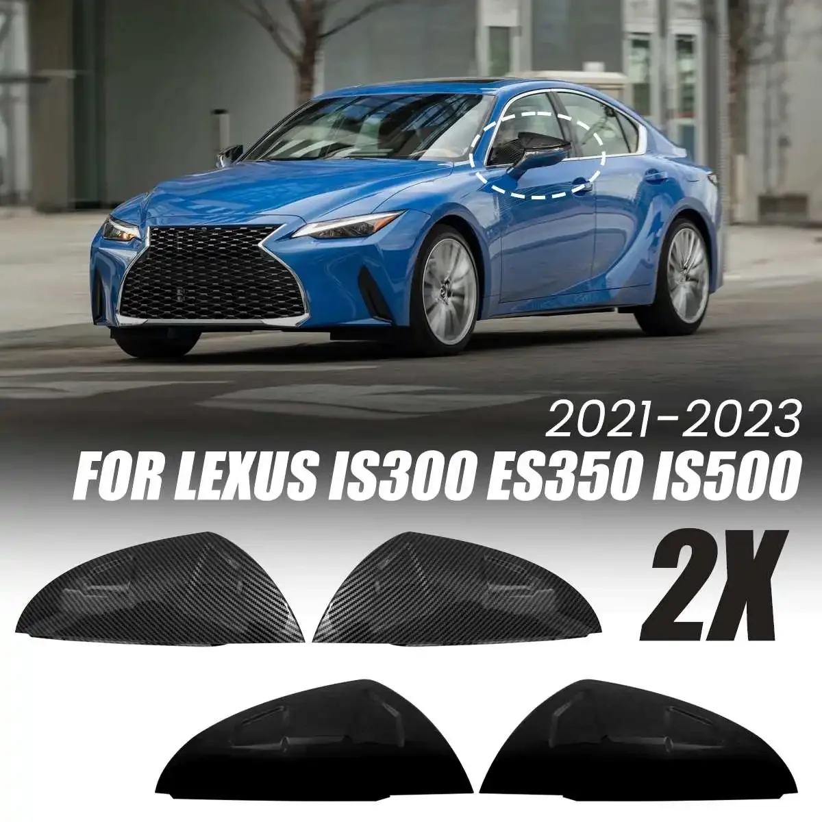 

2 шт., запасные части для зеркала заднего вида Lexus IS300 ES350 IS500 2021-2023