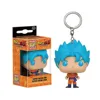FUNKO POP Anime Dragon Ball Keychain Classic Doll Son Goku Vegeta Cell Collection Backpack Pendant Funny Creative Toy Keychain 4