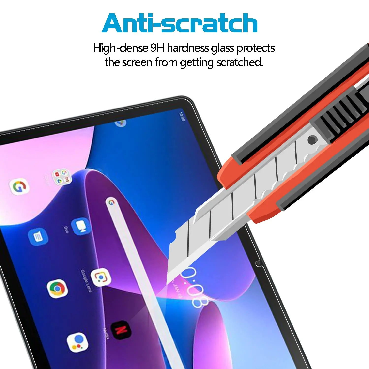 2p Tempered Glass For Lenovo Xiaoxin Pad 2022 10.6'' Screen Protector TB-125FU TB128FU Tablet Protective Film 4