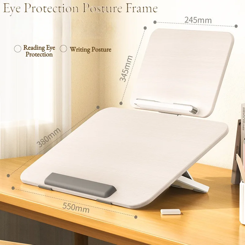 

Desk Reading Rack With Six Gear Adjustable Book Stand,Textbook Holder For Hands-Free Reading,Correcting Kids's Seating Position