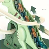 Dinosaur Climbing Slide Toy, Paired With 3 Dinosaur Cars, Dinosaur Themed Game Experience For Little Explorer As Halloween Gift 5
