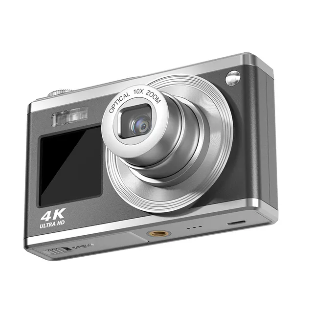 4K Telescopic Lens High-Definition Dual Screen Digital Camera 16x Optical Zoom Waterproof Camera Selfie Beauty Home Camera
