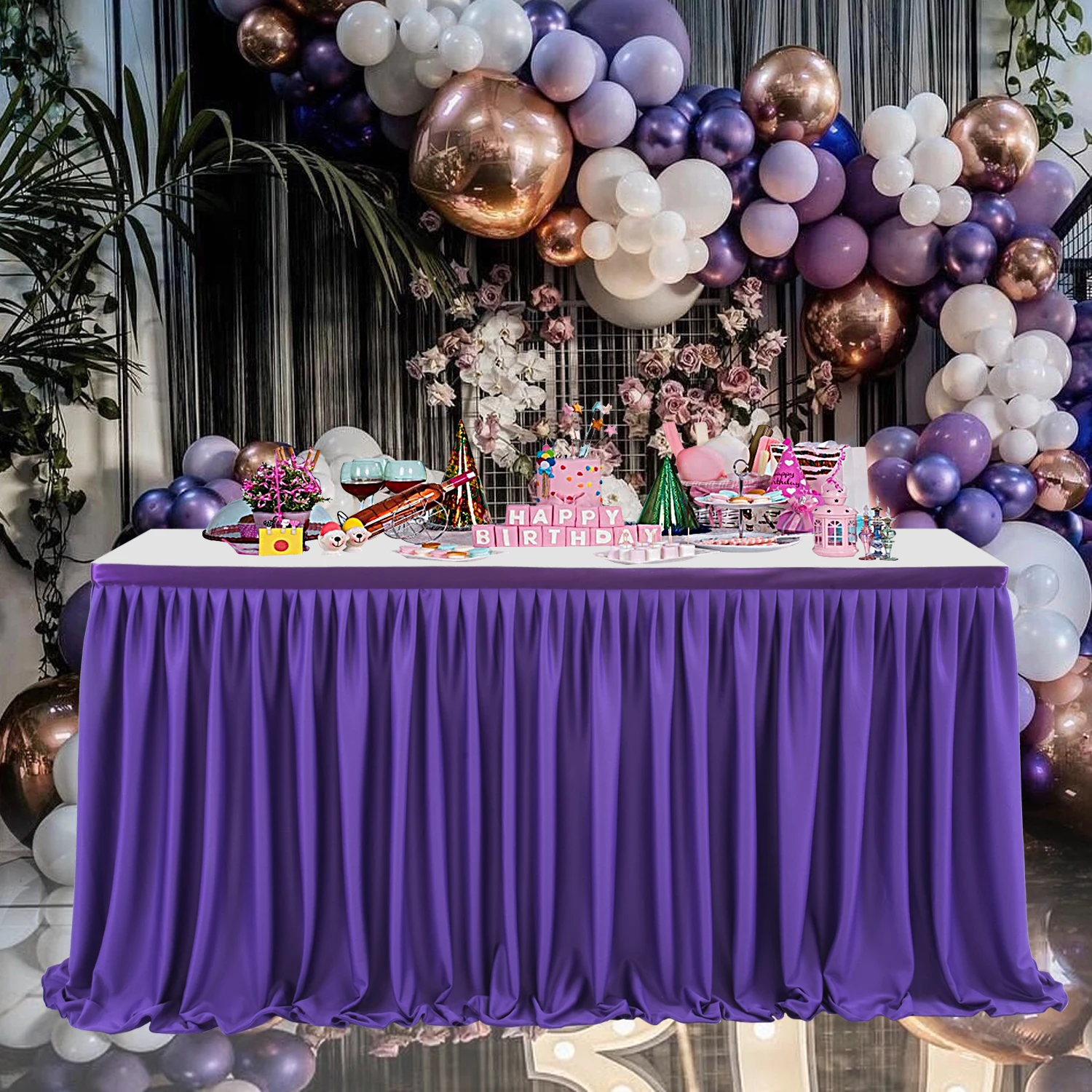 Jupe De Table Tutu Sirène Gogoparti - 6ft - Déco Anniversaire Sirène - NEUVE