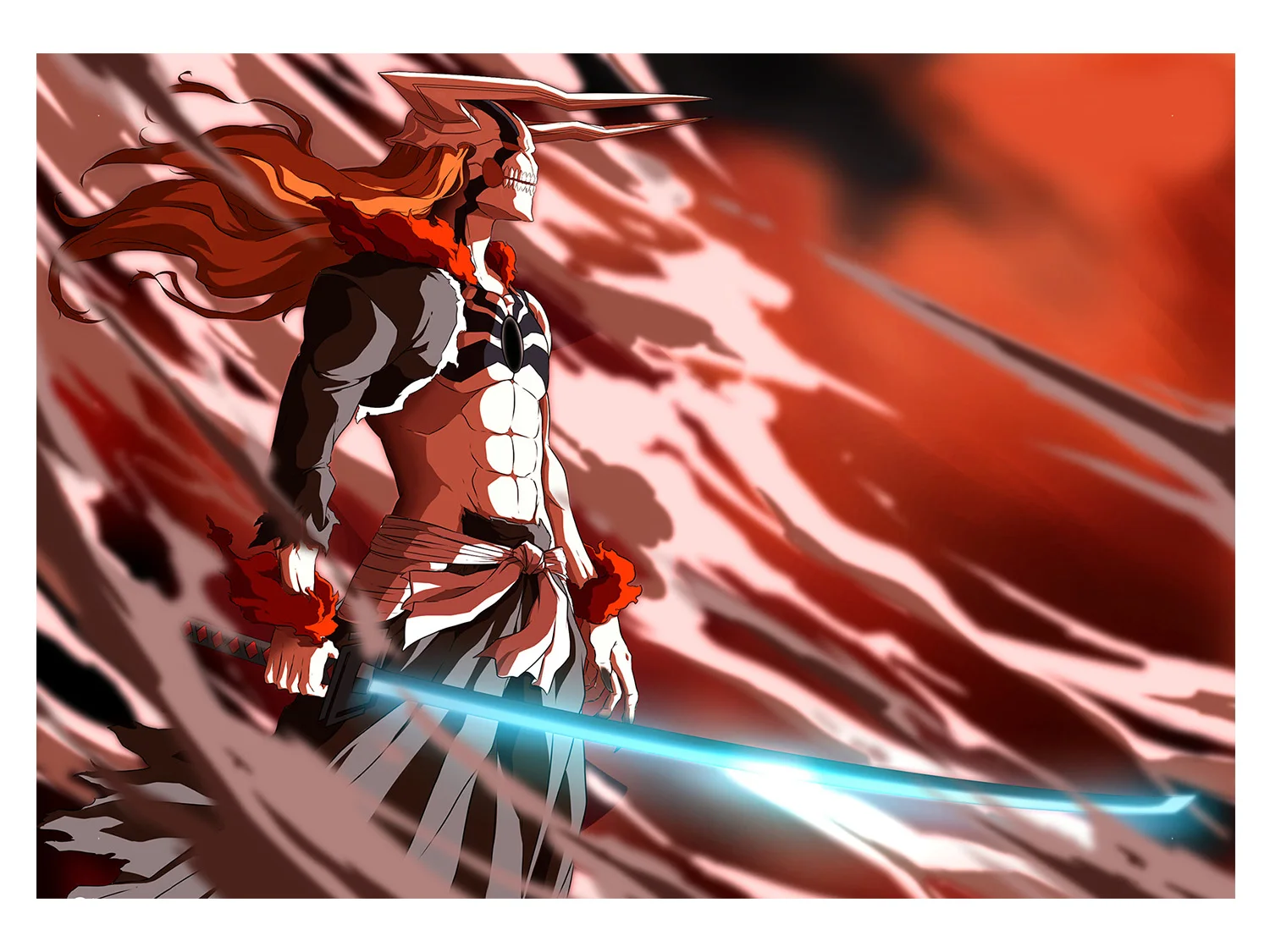 Anime bleach hd hollow ichigo Playmat Gaming Mat