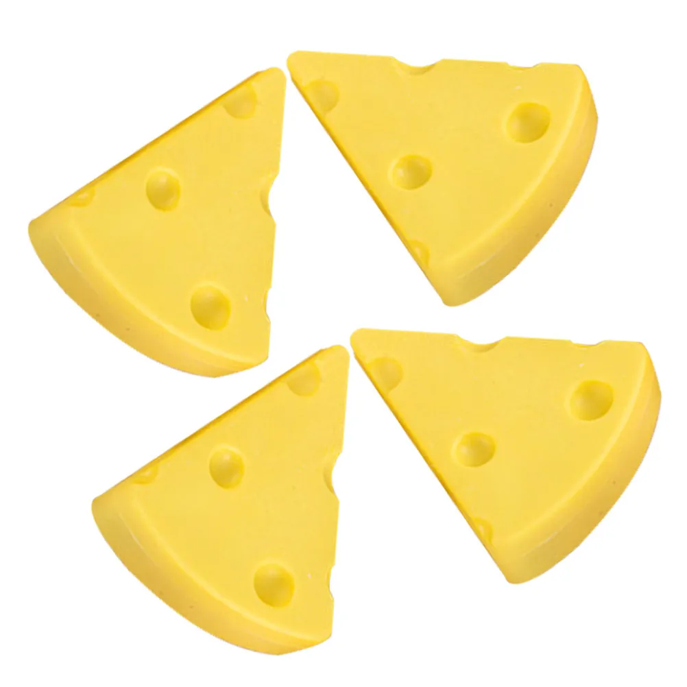 4개 치즈 지우개 귀여운 치즈 모양 고무 지우개 교실 보상용 할로윈 파티 선물 ..