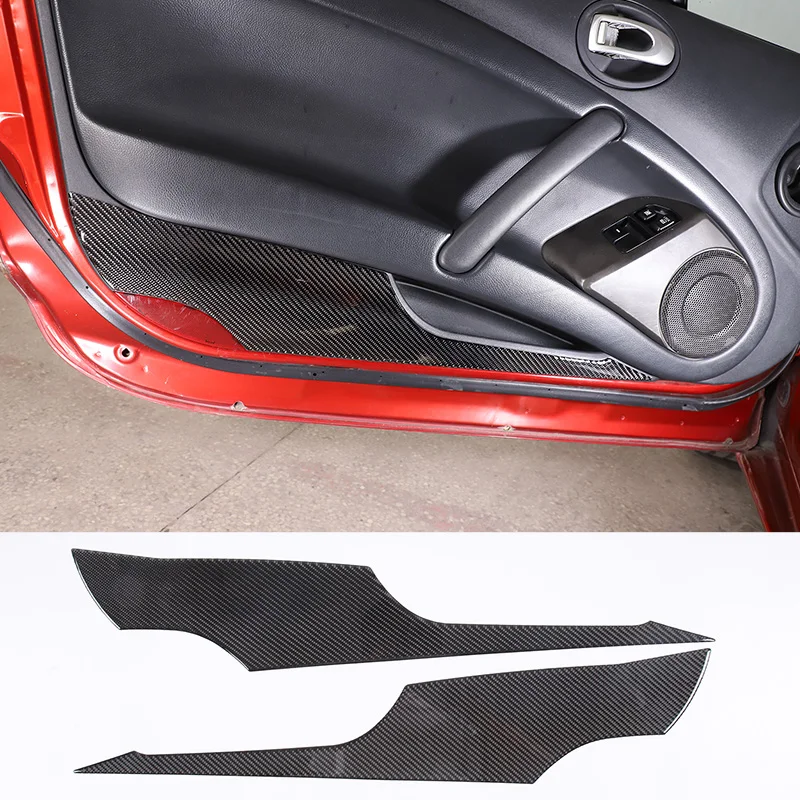 

For 2006-2011 Mitsubishi Eclipse Soft Carbon Fibre Car Car Door Anti-kick Panel Sticker Trim Car Interior Protection Accessories