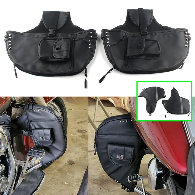 Jambières De Moto Noires, Sac De Protection Pour Harley Touring