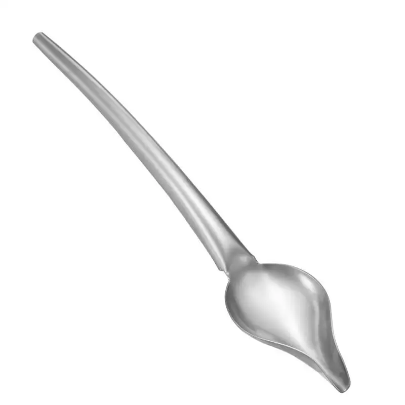 stainless steel Chocolate Cream Sauce Pencil Spoon Draw Tools Portable Coffee Spoon Kitchen Home