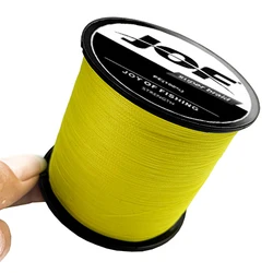 JOF X8 Enhanced Super Strong 8 - Strand Multifilament Fishing Line - 1000M - 0.50MM - 78LB (Yellow)