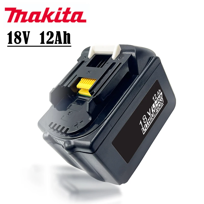 

LOOUKO 100% New 18V Makita Lithium-Ion Rechargeable 15-core 12Ah Electric Hand Drill Tool Battery BL1860/BL1830/BL1860B