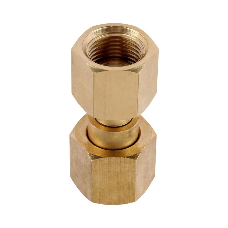 Heat Resistant CO2 Cylinder To Argon Regulator Brass Nut Adapter Standard Threading Leak Proof Brass Regulator Adapter