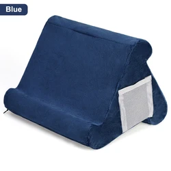 Universal Tablet and Book Pillow Stand (Blue)