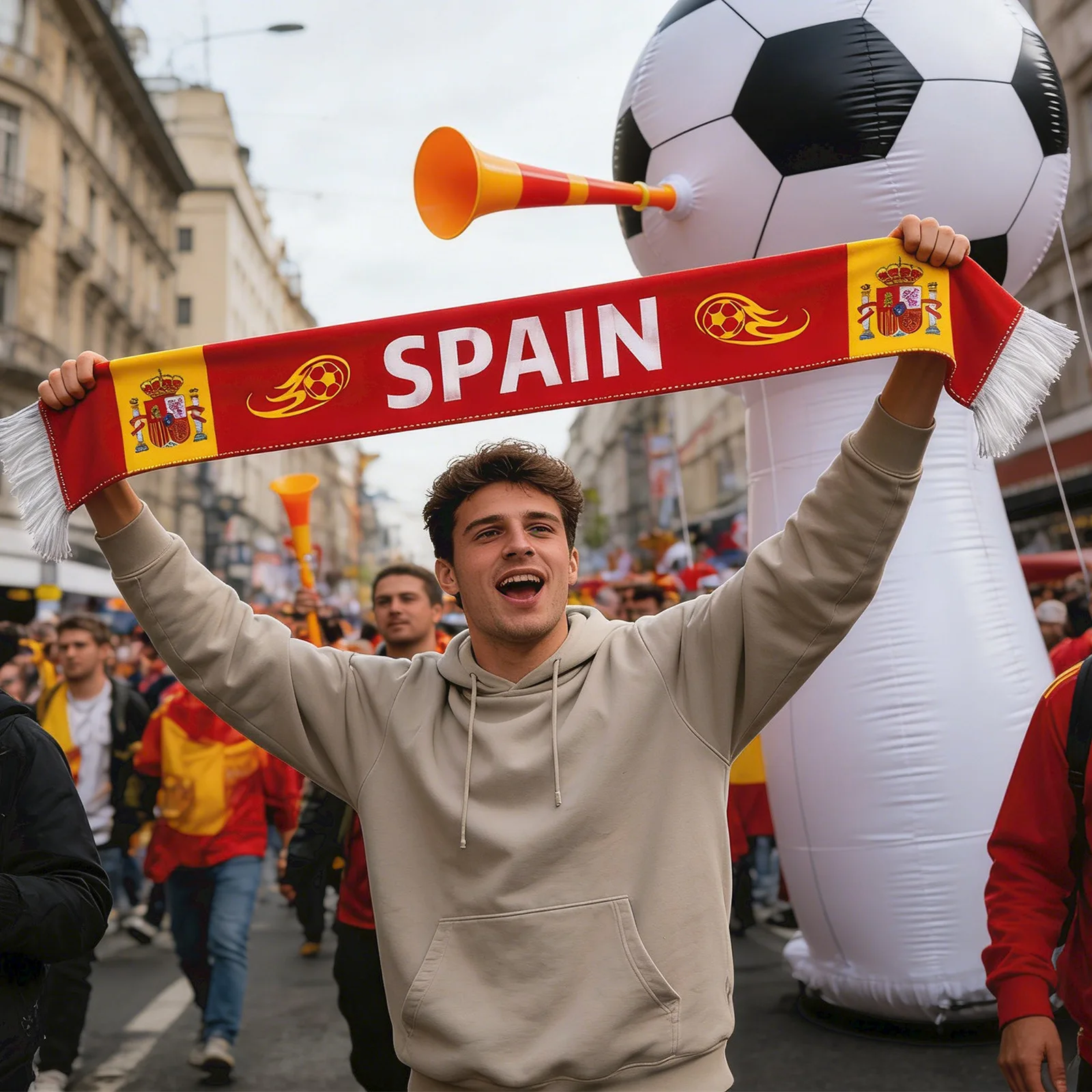 National Football Team Fan Scarf for Cheering and Support