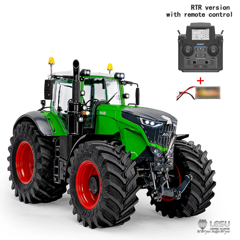 Upgraded 1/14 Scale LESU 1050 RC Hydraulic Tractor Truck Metal Chassis Remote Control Vehicle Machine Car Model Toys for Adults 3