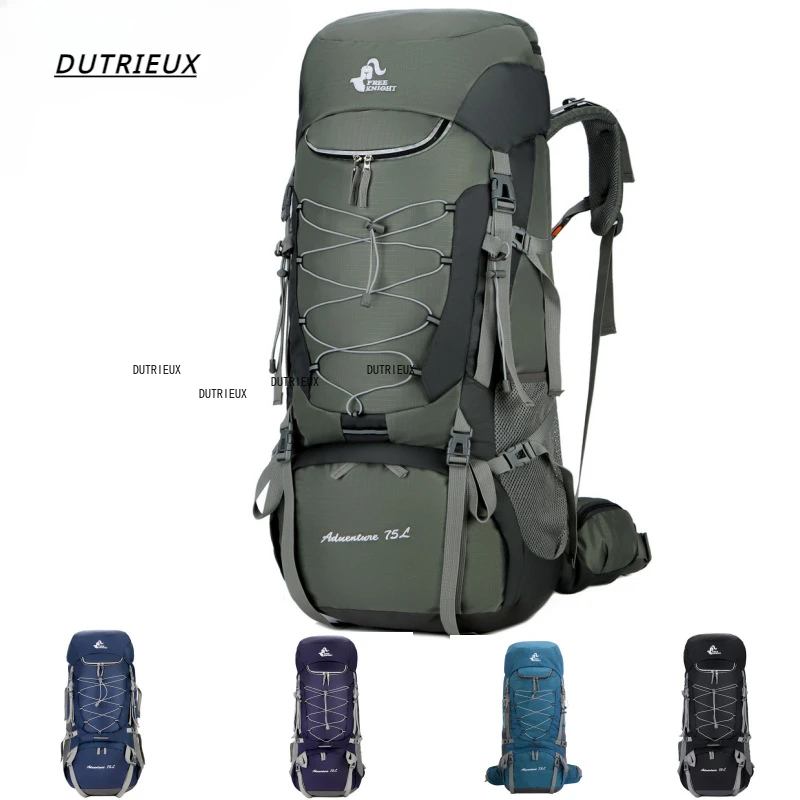 

75L Camping Backpack Travel Sport Bag With Rain Cover Climbing Mountaineering Trekking Outdoor Rucksack Hiking Bag Shoulder Men