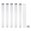 24pcs 25x230mm 3 oz Empty Glass Bottles With Screw Aluminum Cap Long Glass glycyrrhiza sweets bottle Vials Stand 90ml Vase Jars 1