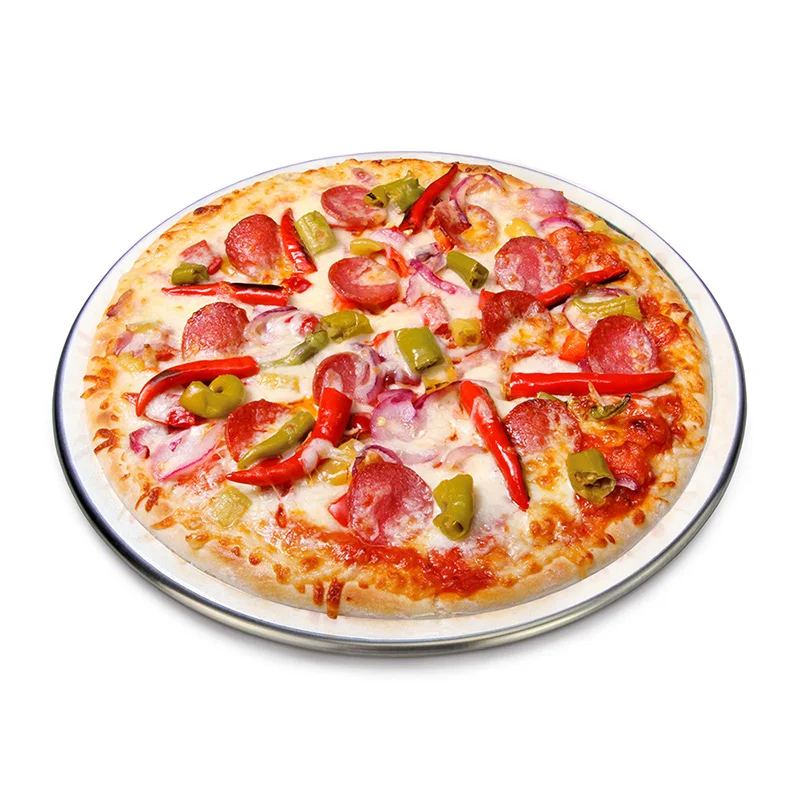 15/23/38 Round Pizza Baking Tray DIY Pizza Screen Baking Tray Metal Net Non-stick Mold For Oven