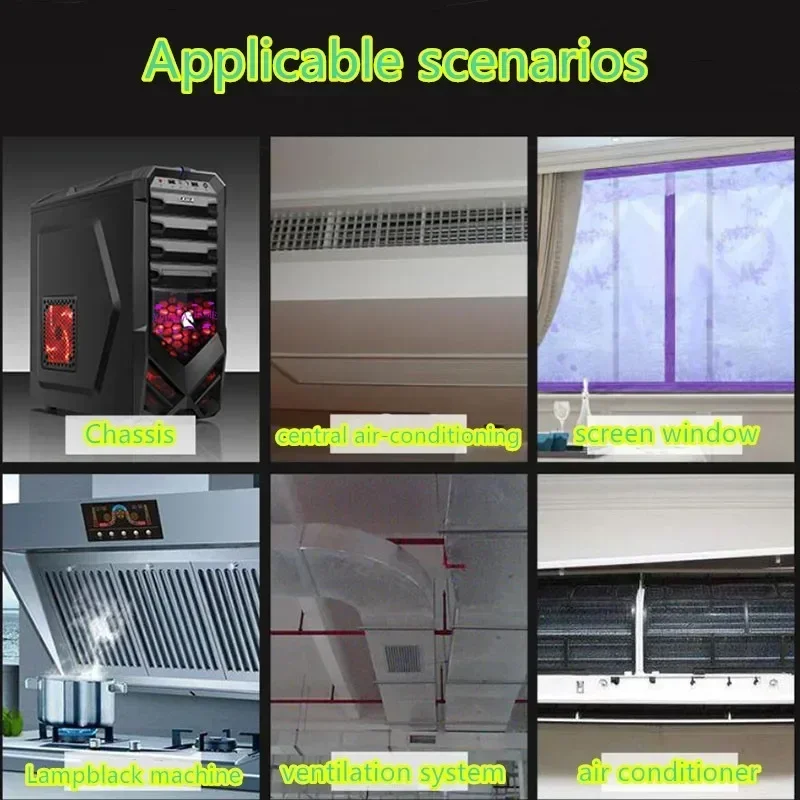 dense mesh air conditioner dustproof net air conditioning filter net,dust filtering vent-pipe computer case host vent