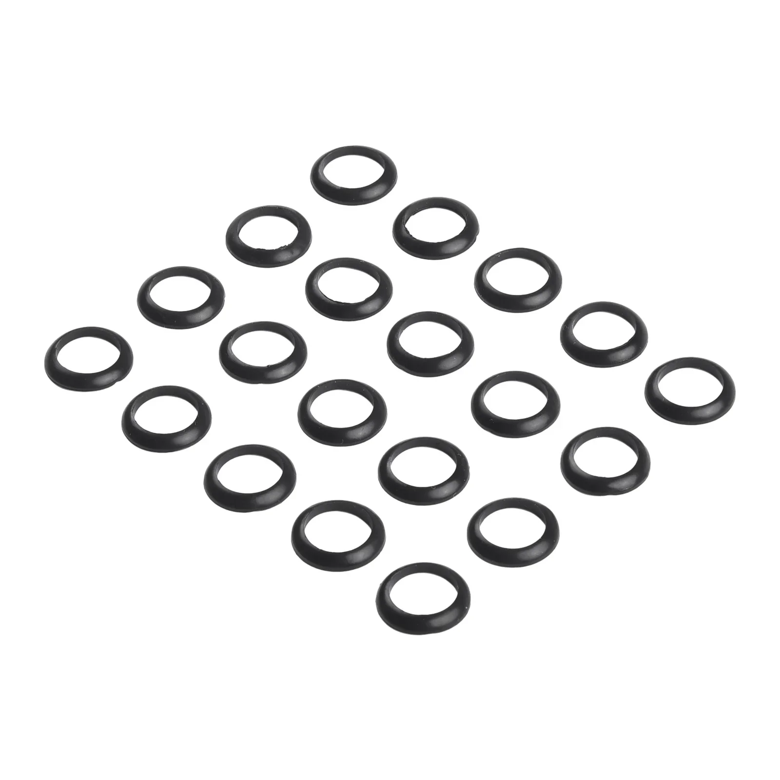 Fishing Rod Tool 20pcs/Pack Fishing Rod Building Elastic Winding Check Dress Ring Trim Adapter Rubber Winding Pesca Iscas Fish Tackle Accessories