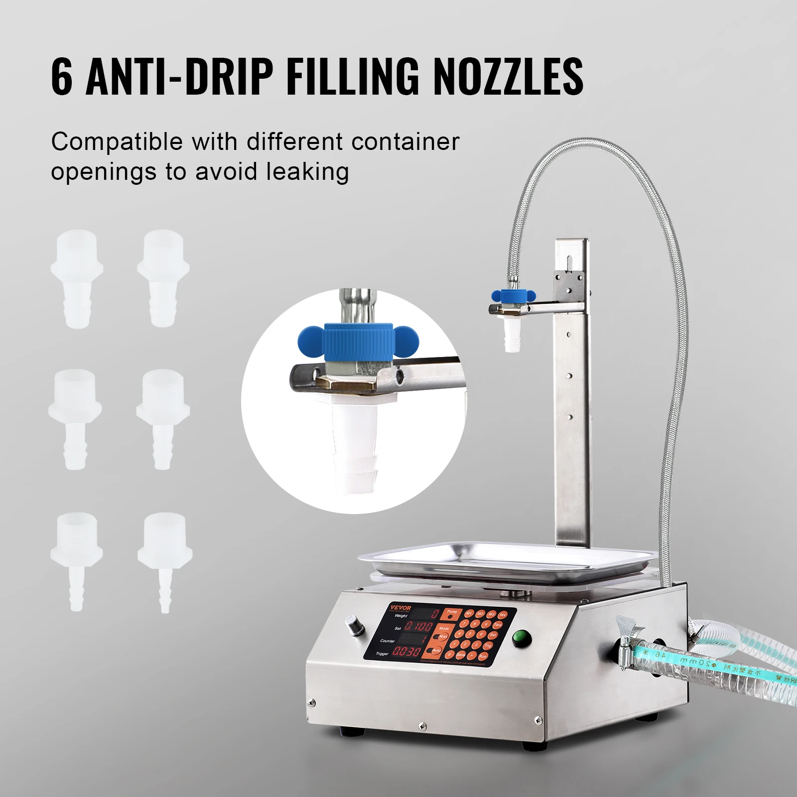 VEVOR Automatic Liquid Filling Machine for Bottles