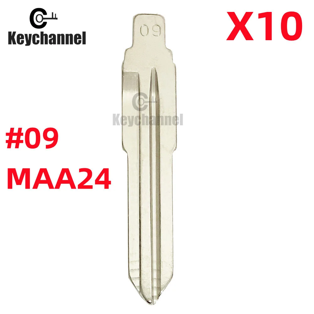 Keychannel 10PCS 09# KD Key Blade Lishi MAZ24 Car Key Blank for KD ...