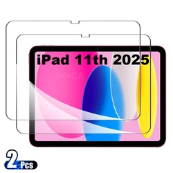 Premium Tempered Glass Screen Protector for 11 - Inch Tablet - 2 Pack, Anti - Scratch HD Clear Film (2PCS - iPad 11th 2025)