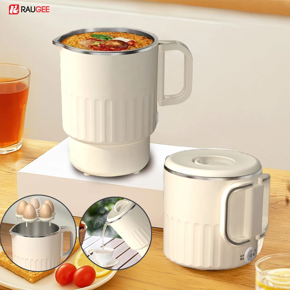 Electric Kettles Mini Portable Electric Water Kettle Folding Electric Pot Home Travel Water Boiler Electric Coffee Tea Kettle 1