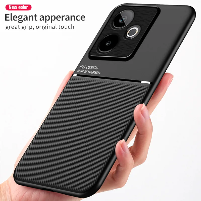 Rugged Non-Slip Protective Cover with Built-in Car Magnetic Holder
