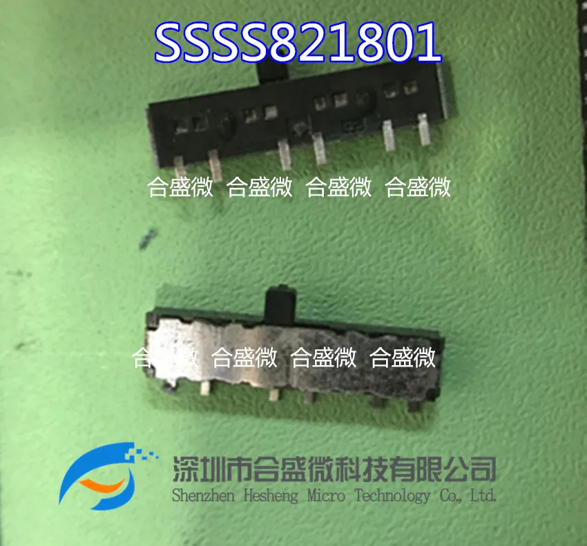 

Imported Alps Japan Ssss821801 Mini Slide Switch 6-Foot 2-Gear Patch Sliding Propulsion Switch
