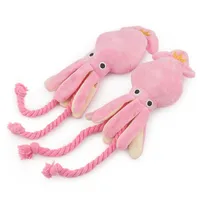 Supet Pet Octopus Plush Rope Toy Is Bite-resistant, Fun and Interactive, Suitable for Indoor and Outdoor Use 2