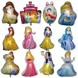 Great Cinderella Snow White Bell Elsa Princess Foil Balloons Baby Shower Girl Birthday Party Decorations Kids Helium Balls Toys