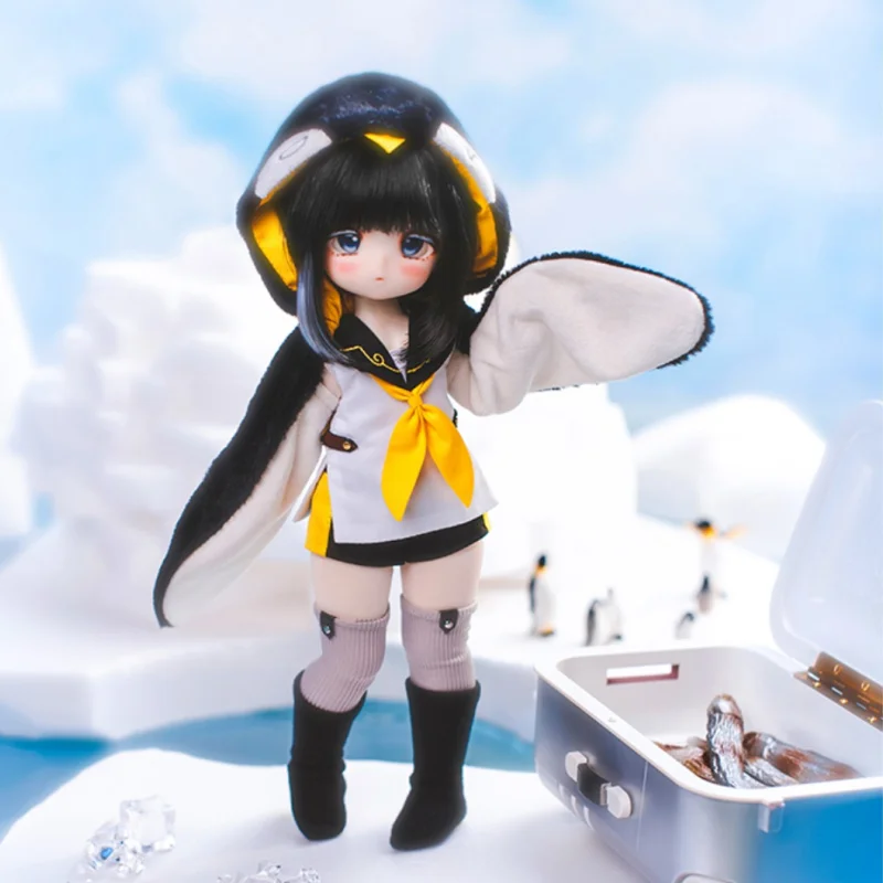 ペンギンちゃん Tinyfoxスペシャル6ポイントペンギン、公式モバイルmjd人形